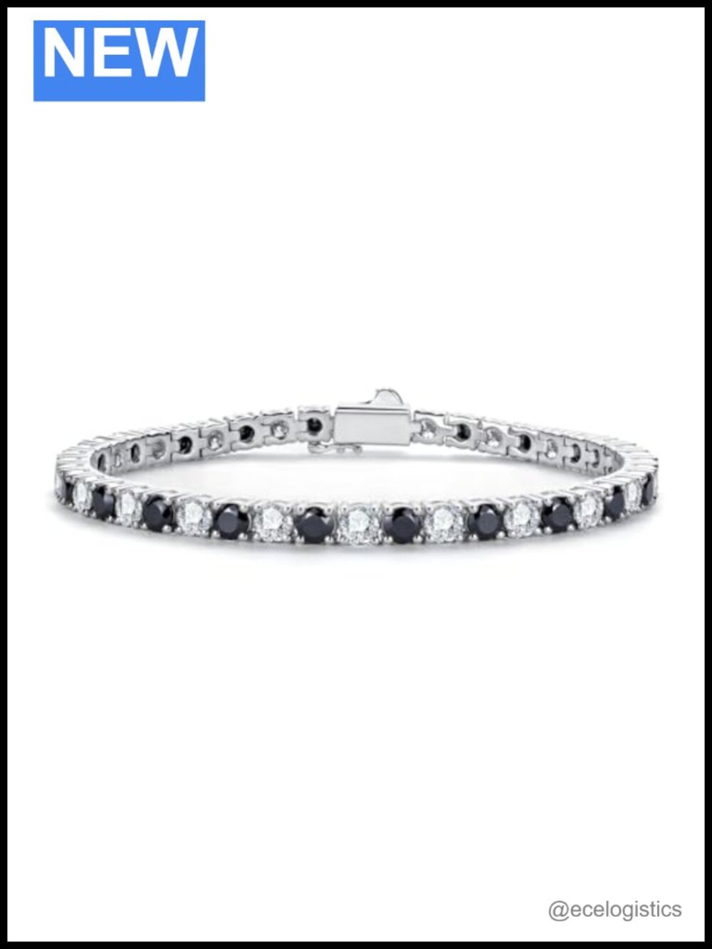 Moissanite Tennis Bracelet 925 Sterling Silver D Color VVS1 Round Brilliant Cut